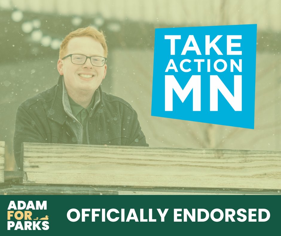 <a href="/TakeActionMN/">TakeAction Minnesota</a> has been leading on progressive issues across Minnesota for nearly two decades, and I'm proud to have their support as we work to create a more just and sustainable park system in Minneapolis!