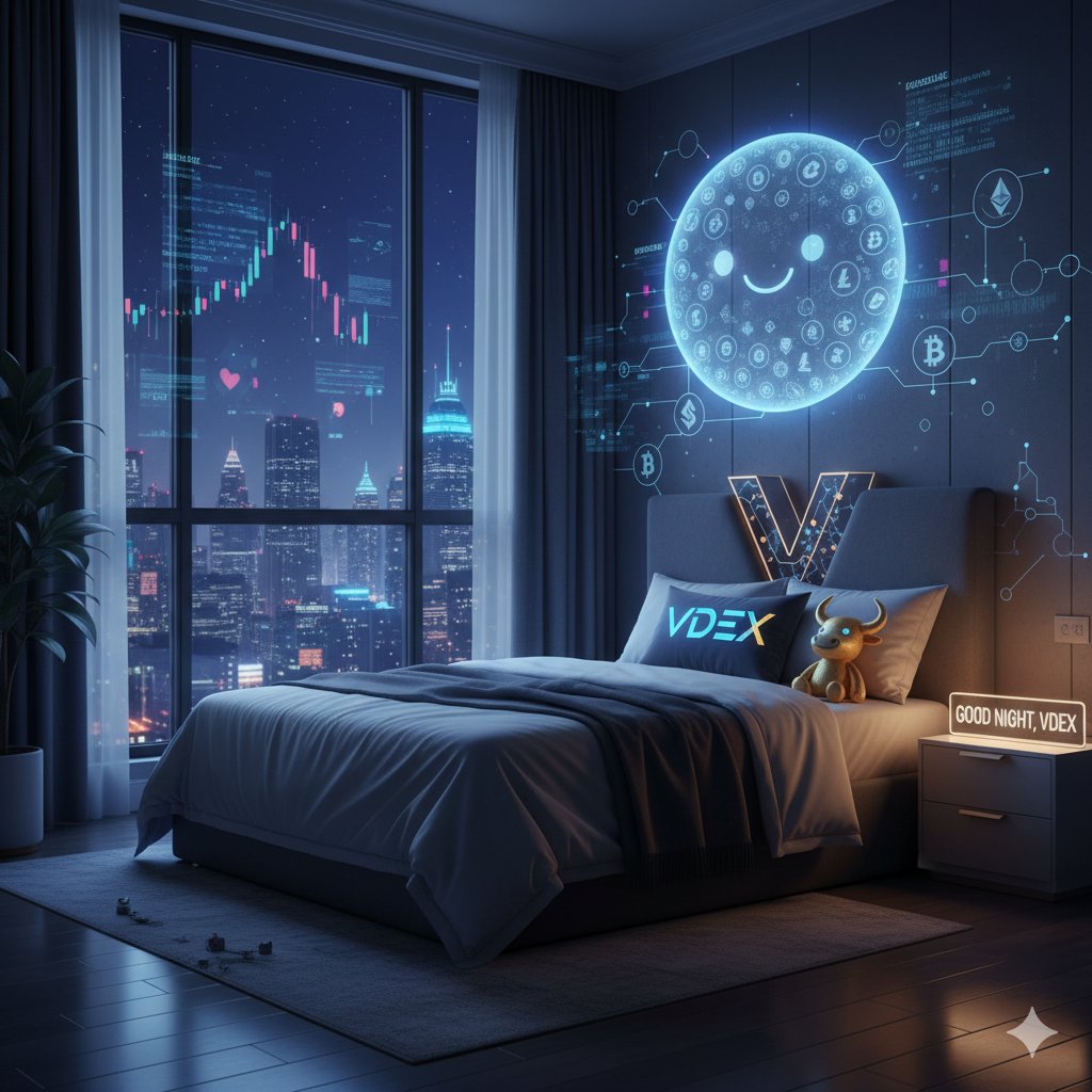 Innocent66678's tweet photo. 🌙 Good night, Web3 dreamers!

Before you drift off—🚀
@0xVDEX + @0xVirtualLab are shaping the next era of trading &amp; innovation.

Sleep easy knowing the rails of DeFi are getting stronger. 🌌✨
#VDEX #VirtualLab #DeFi #Web3 https://t.co/CmwBpv3BJY