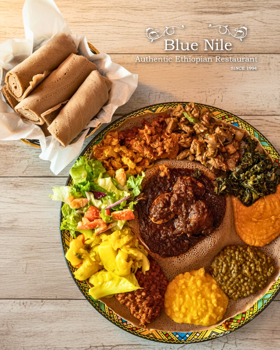 bluenileRO's tweet photo. Start the weekend the Ethiopian way, sharing, savoring, and enjoying every bite of our colorful platters.

Reservations: (713) 814-5101

Houston Ethiopian Restaurant https://t.co/hmqqZG1Ewo