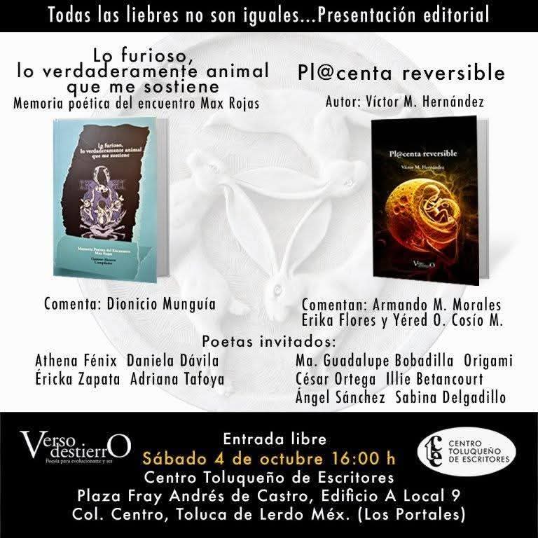 AContemporaneos's tweet photo. Este sábado, a partir de las 4 pm , en el Centro Toluqueño de Escritores, lectura y presentación de libros con  Verso Destierro #BreveBus  #CompartirHistoria #Toluca 
Vía Dionicio Munguía J https://t.co/ZYkNWKOmyR