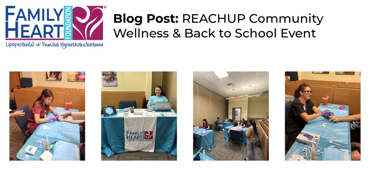 Back-to-school = back to heart health! 💙 At Tampa’s REACHUP Wellness event, our Family Heart Care Navigators connected with families to raise awareness about FH &amp; high Lp(a). 👉 Read more: familyheart.org/reachup-2025 #KnowFH #KnowLpa