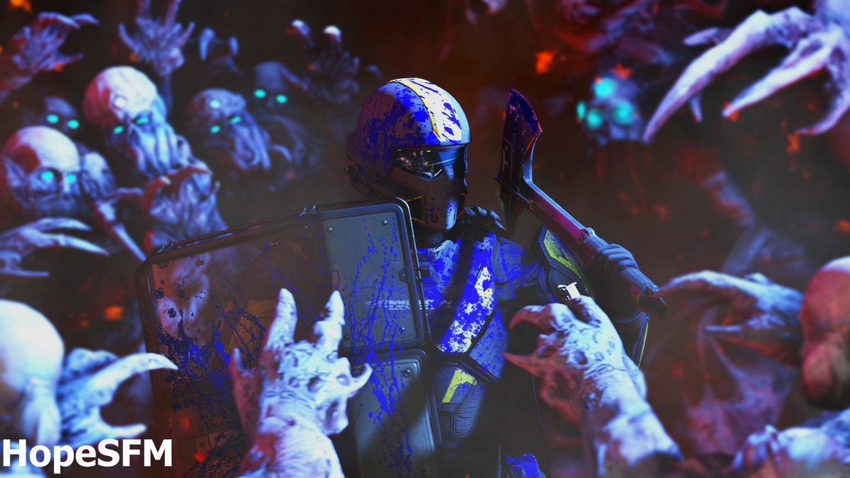 TomGHope's tweet photo. Final Stand - SFM 8K
A Helldiver finds himself surrounded by an Illuminate horde during the Battle of Super Earth. If he's going out, he's going out swingin'.
#Helldivers2 #DigitalArt @helldivers2 #fanart https://t.co/WKcmPs8uja