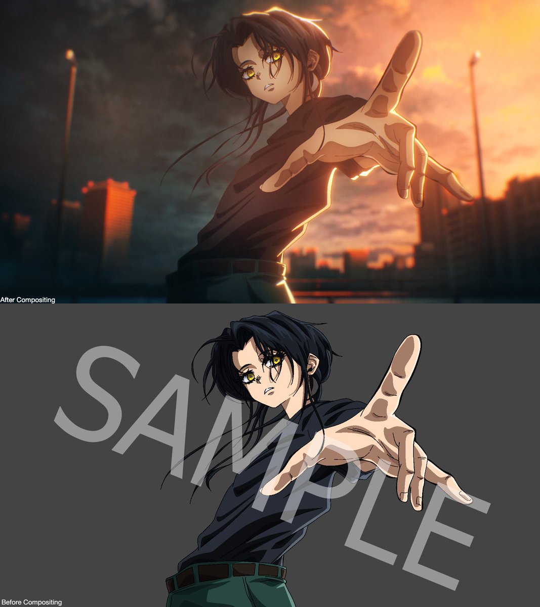 IrregularVFX's tweet image. Anime Compositing Before and After
#anime #compositing