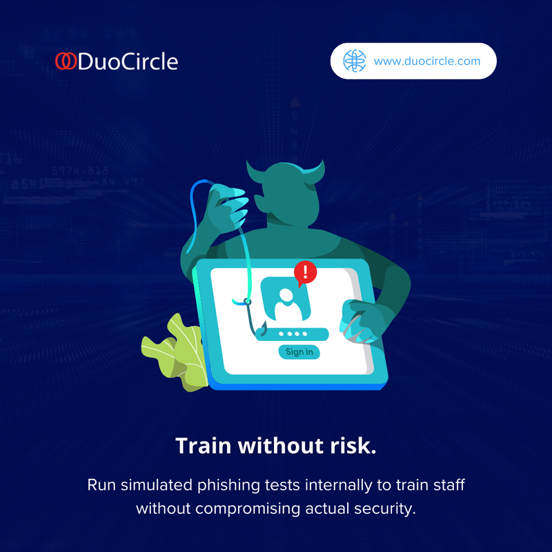 duocirclellc's tweet image. Running simulated phishing tests internally allows your team to practice identifying phishing attempts in a safe environment. 💻
Are your employees ready for the next phishing attempt? 🤔
#DuoCircle #EmailProtection #PhishingProtection #BrandProtection #CyberAwareness