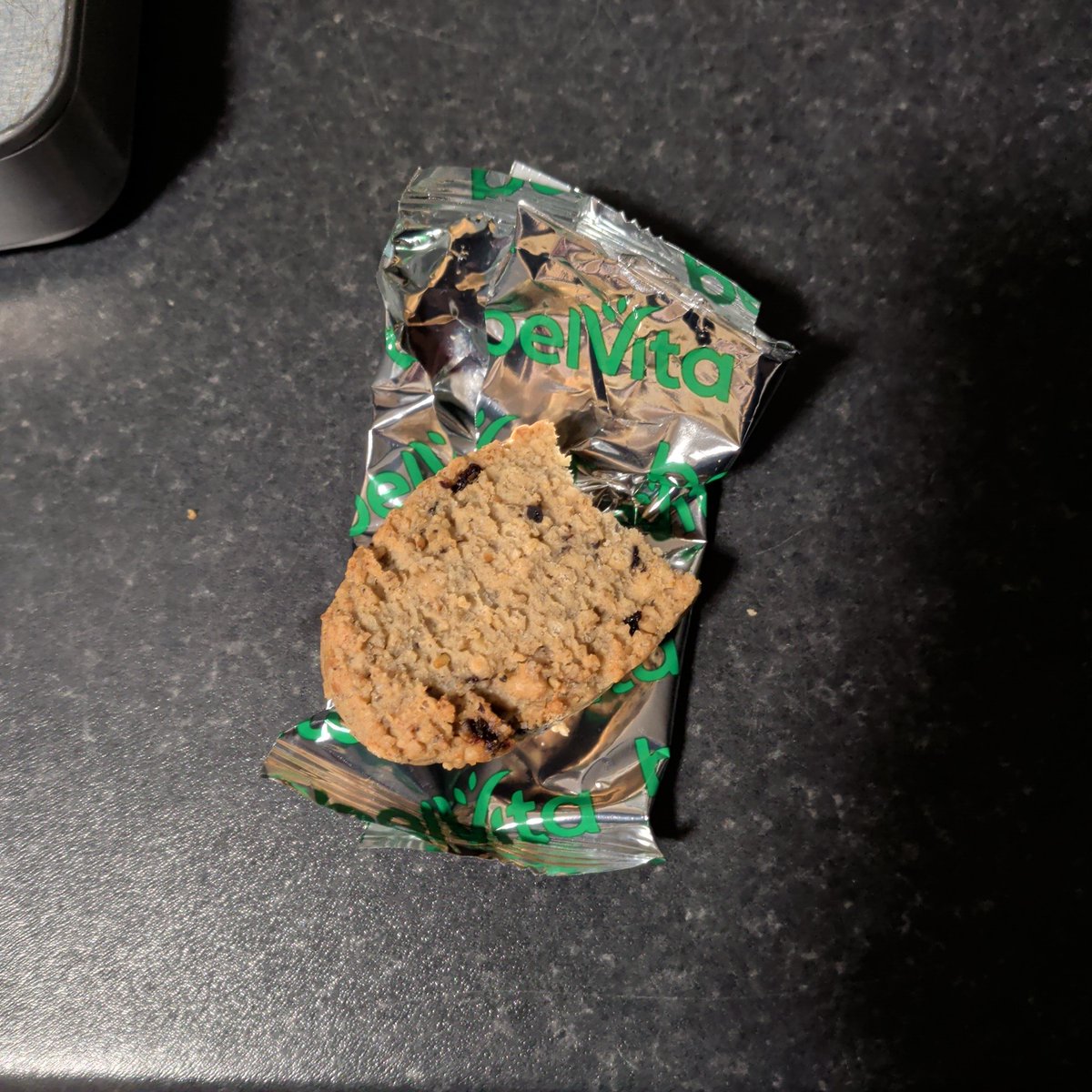 I just had a bite of one of my wife's <a href="/belVita/">belVita</a> "things".
It tastes like sadness... With the aftertaste of regret.