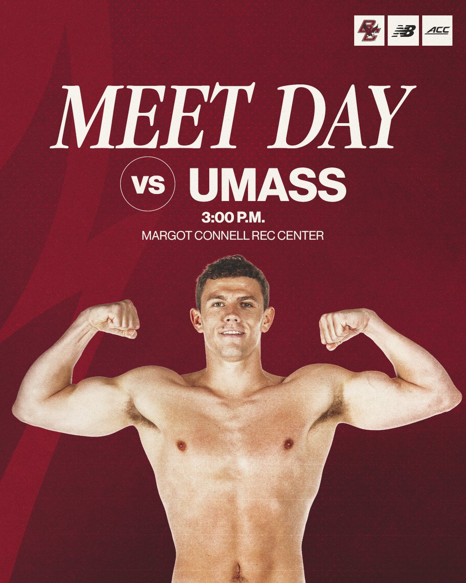 BCswimming's tweet image. Back on Home Water!
🆚 UMass
🕰️ 3:00 p.m.
📊 Meet Mobile