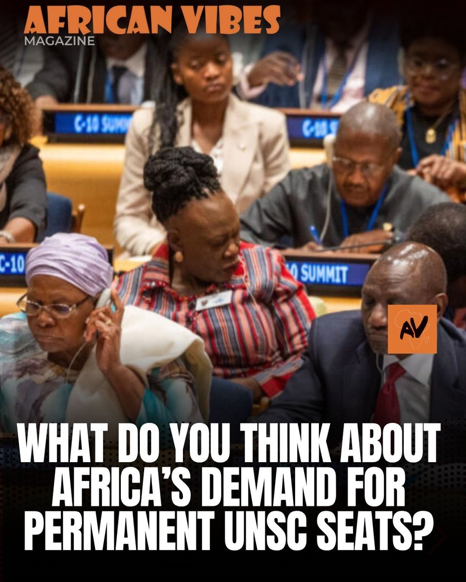 africanvibes's tweet image. At UNGA 2025, Africa’s leaders spoke with one voice: permanent seats at the UN Security Council and climate justice are not requests—they are rights.
💬 What does Africa demand mean for the future of the UN?
#AfricaAtUNGA #UNSCReform #AfricaUnited #GlobalJustice #ClimateJustice