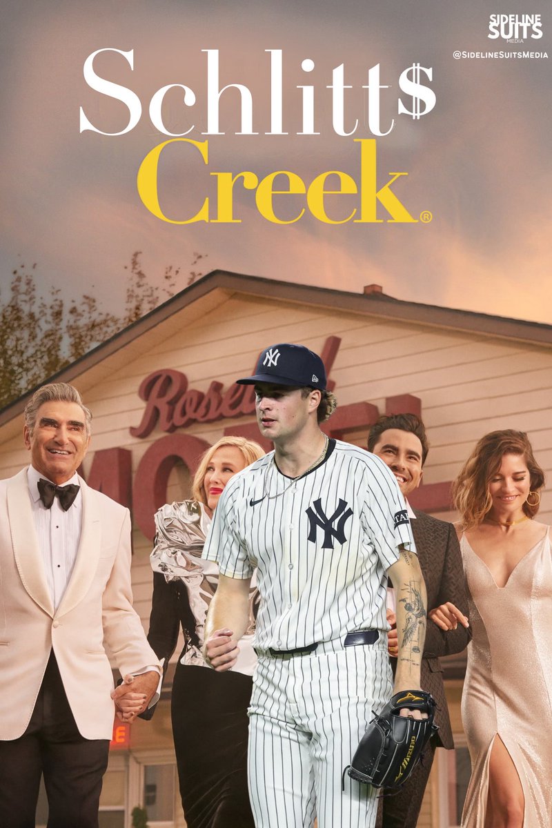 SJ Tannenbaum (@sidelinesuits) on Twitter photo I’m not a <a href="/Yankees/">New York Yankees</a> fan but someone had to make this after <a href="/Cam32Schlittler/">Cam</a> made history in his postseason debut 👀😤💪
<a href="/SchittsCreek/">Schitt's Creek</a> <a href="/SchittsCreekPop/">Schitt's Creek (Pop)</a> I’m not a <a href="/Yankees/">New York Yankees</a> fan but someone had to make this after <a href="/Cam32Schlittler/">Cam</a> made history in his postseason debut 👀😤💪
<a href="/SchittsCreek/">Schitt's Creek</a> <a href="/SchittsCreekPop/">Schitt's Creek (Pop)</a>