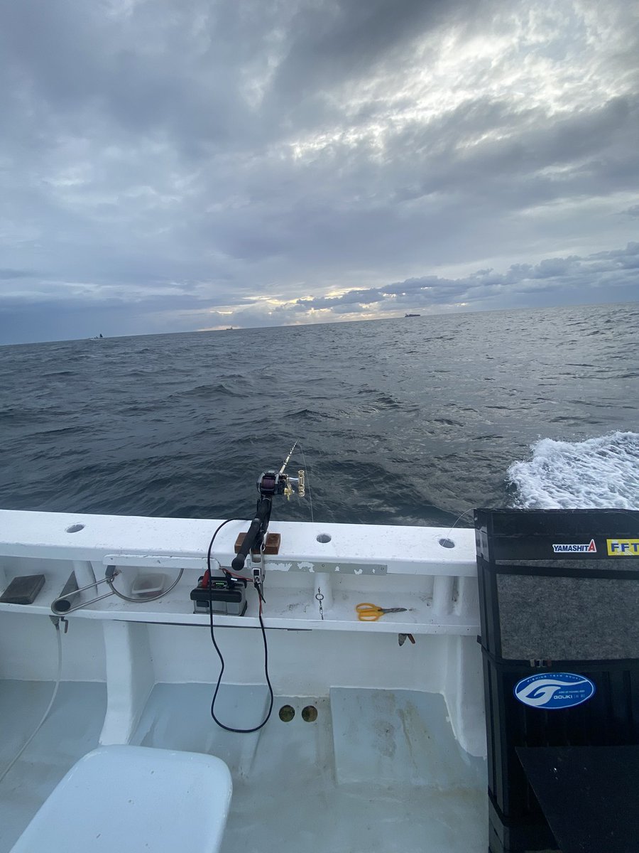 おはよー千倉！
今日は久しぶりのスルメに来でます
合同丸さんが近くでやってます
２投スカです💦
頑張ります🦑