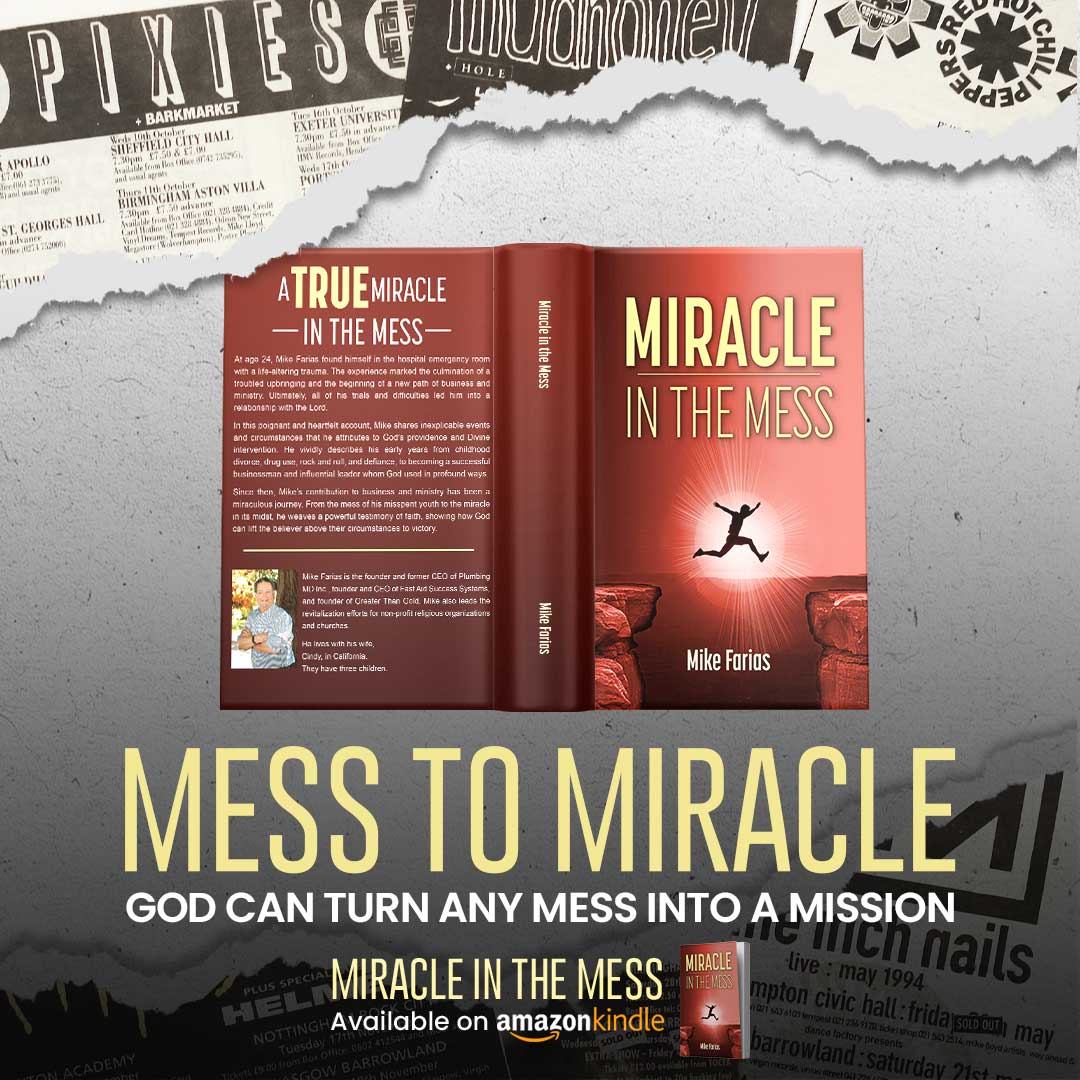 Mike_Farias_'s tweet photo. From addiction and arrest to rock bottom, God rewrote his story. 

If you feel too broken for a comeback, Miracle in the Mess will prove you wrong. 

More than a book, it's a mission. 

Available now on Amazon Kindle.

#MiracleInTheMess #MessToMiracle #GodTurnsMessIntoMission https://t.co/4SrD1UWXTl