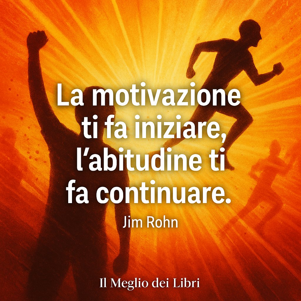 MeglioDeiLibri's tweet image. 💪 La motivazione ti fa iniziare, ma l’abitudine ti fa continuare.
Costruisci routine positive e trasforma piccoli gesti quotidiani in grandi risultati. 🌱
✨ Scopri di più 👉 youtu.be/Hj3F6A94Feo

#JimRohn #Motivazione #Abitudini #CrescitaPersonale #MindsetVincente