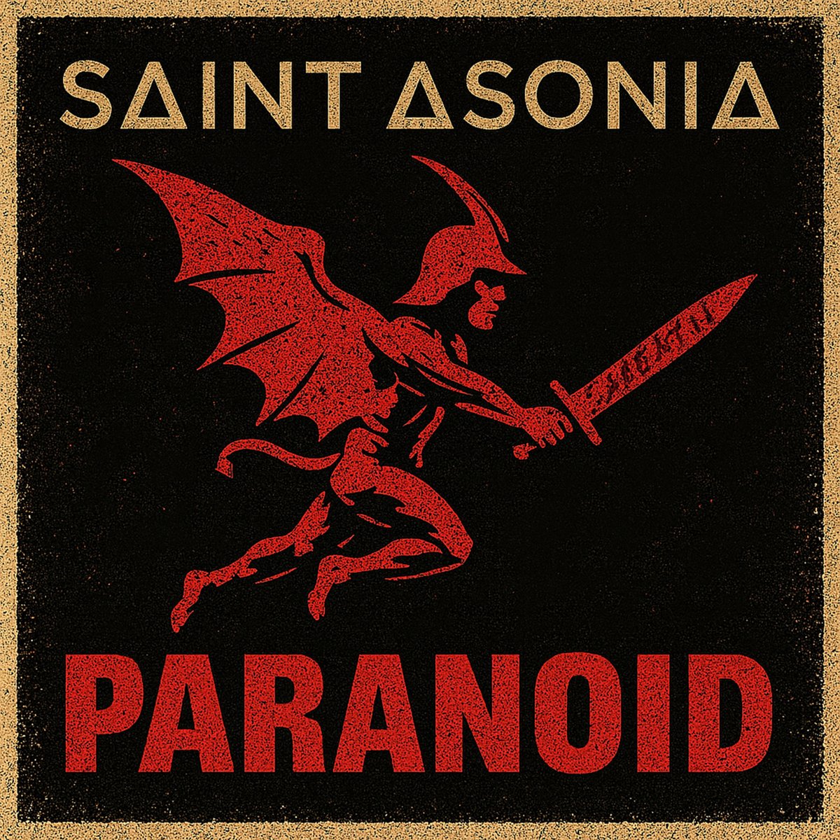 We’re excited to announce that we are releasing a cover of the legendary @blacksabbath song “Paranoid” that we had actually recorded a few years ago. We love you Oz. Pre-Save today, out 10.10!

 SaintAsonia.lnk.to/Paranoid