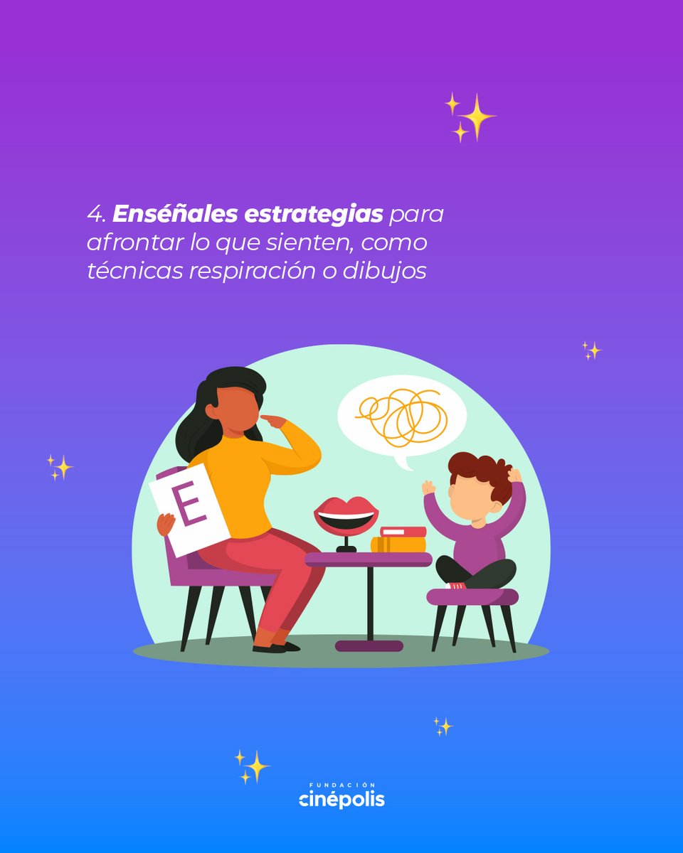 Tus peques merecen sentir que están en un lugar seguro para explorar sus emociones y hablar sobre lo que ocurre en su interior. Ayúdalos a lograrlo siguiendo estos consejos. 🤝🧠💖 #FundaciónCinépolis