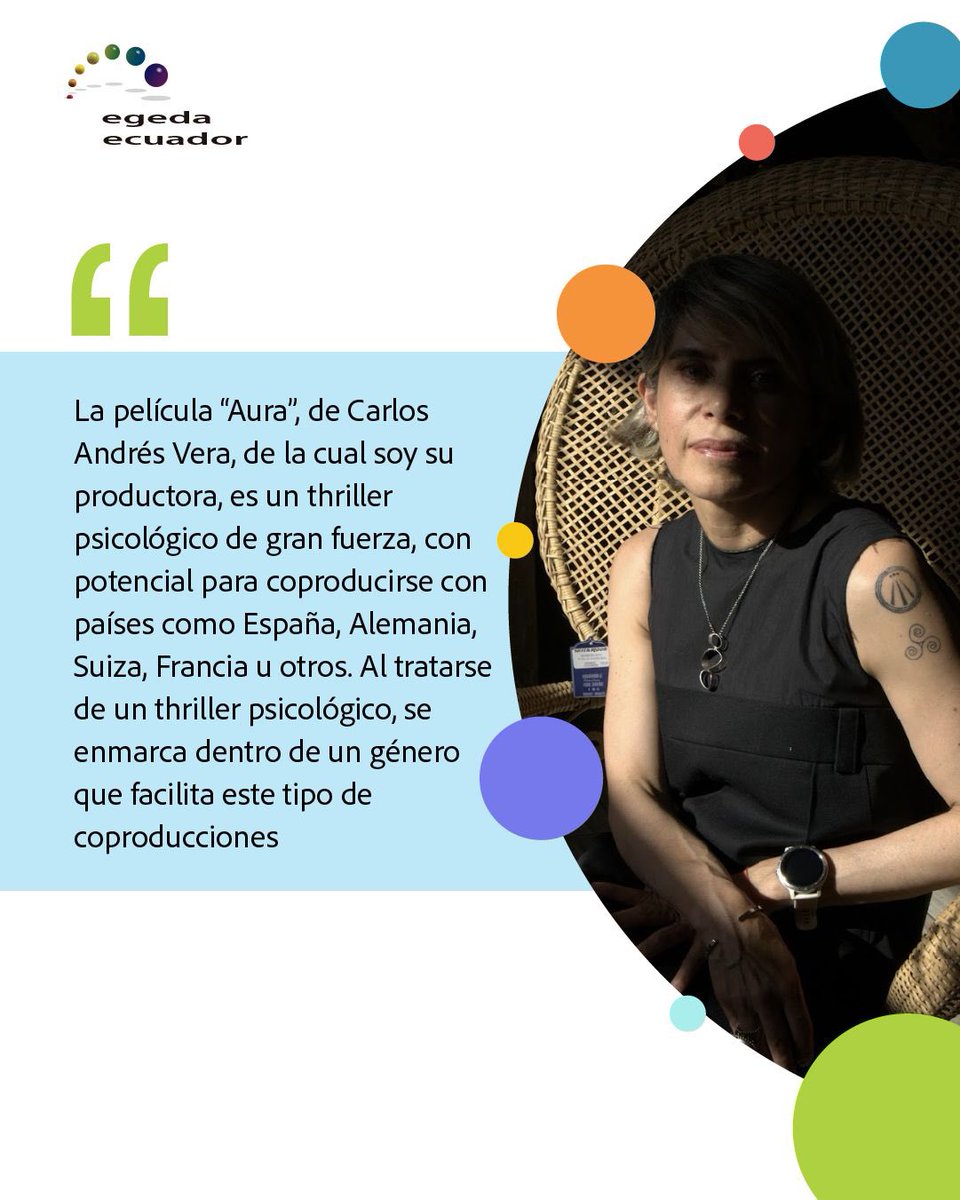 El cine ecuatoriano sigue creciendo y cruzando fronteras.
En #Iberseries2025 hablamos con Jimena Villaroel, presidenta de la Academia de Cine Ecuatoriana, sobre lazos de coproducción y la presencia de nuestro cine en el mundo. 🌎

#CineEcuatoriano #PlatinoIndustria #EGEDAEcuador