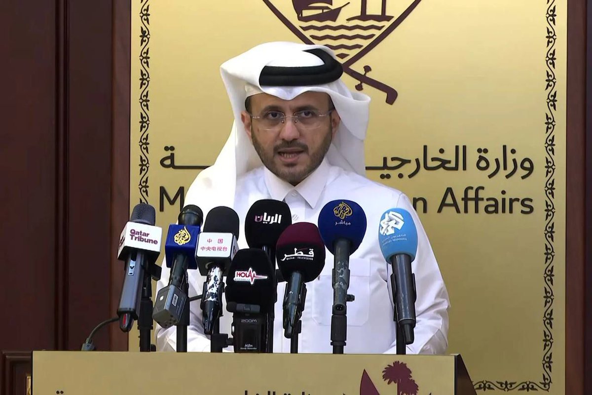 QudsNen's tweet photo. Breaking | Qatari Foreign Ministry spokesperson says Qatar welcomes Hamas’ acceptance of President Trump’s proposal to end the war in Gaza.

“We reaffirm our support for Trump’s call for an immediate ceasefire to facilitate the release of captives.”

He added, “We have begun working with our partners in mediation to continue discussions on the plan to ensure a resolution to the war.”
