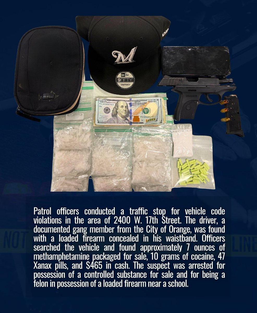 SantaAnaPD's tweet photo. #SantaAnaPD #WeeklyFirearmSeizures 09/29/2025 - 10/03/2025 #GunsOffTheStreets https://t.co/Gc9bmqo6yp