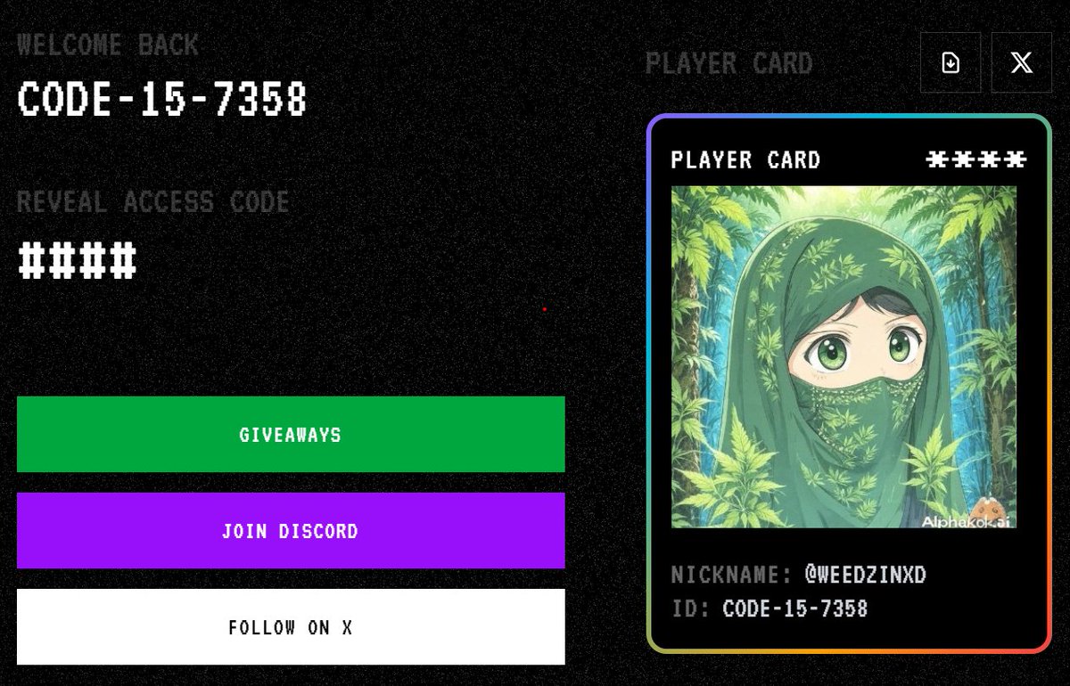 WeedzinxD's tweet image. @codegamedotfun  Count me in to own the GPU race—I&apos;ve been gearing up for this madness. When do we drop in and start dominating? 🔥 #CodeGame@@codegamedotfun