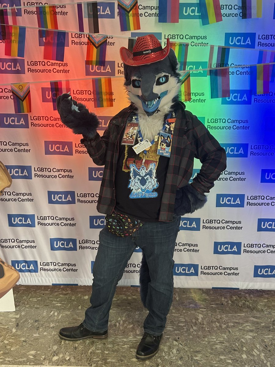 #FursuitsFriday back to UCLA for Pride Welcome