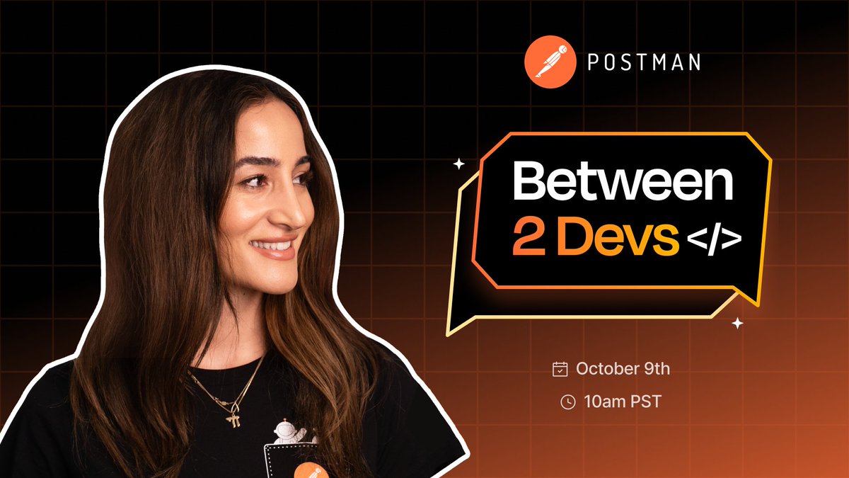 getpostman's tweet image. We're LIVE next Thurs @ 10 AM PT & covering 👇
🎯 Expert answers to "Which API do I use?" when starting projects
🔄 Reuse requests - and how to reference them from anywhere.
🤖 Get AI help before you remember to ask.
bit.ly/4gX36RF