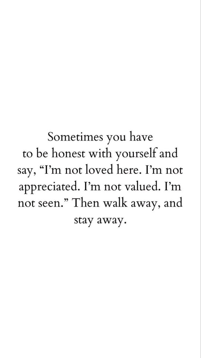 It's better to be honest with yourself