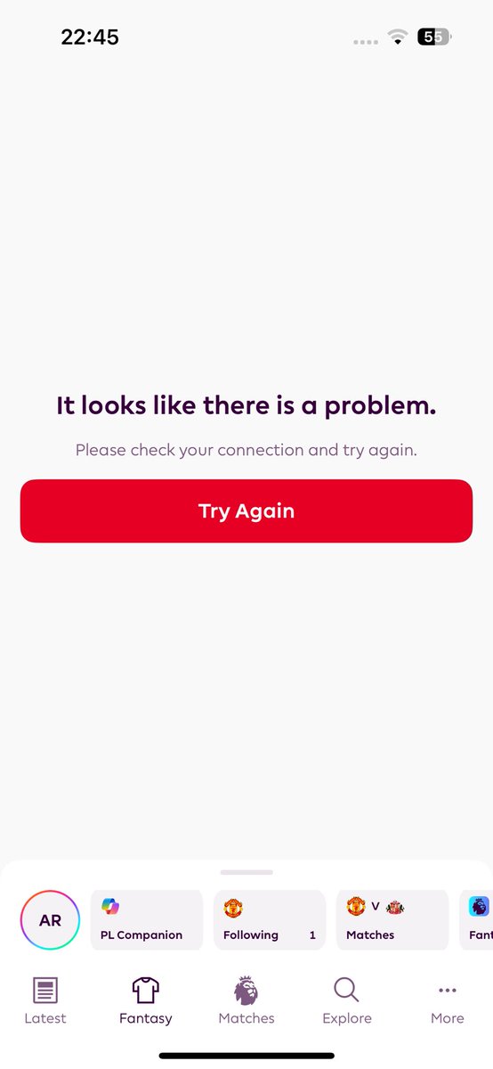 AnthonyRock3's tweet photo. @OfficialFPL Connection is fine btw https://t.co/Gza66Knwgc