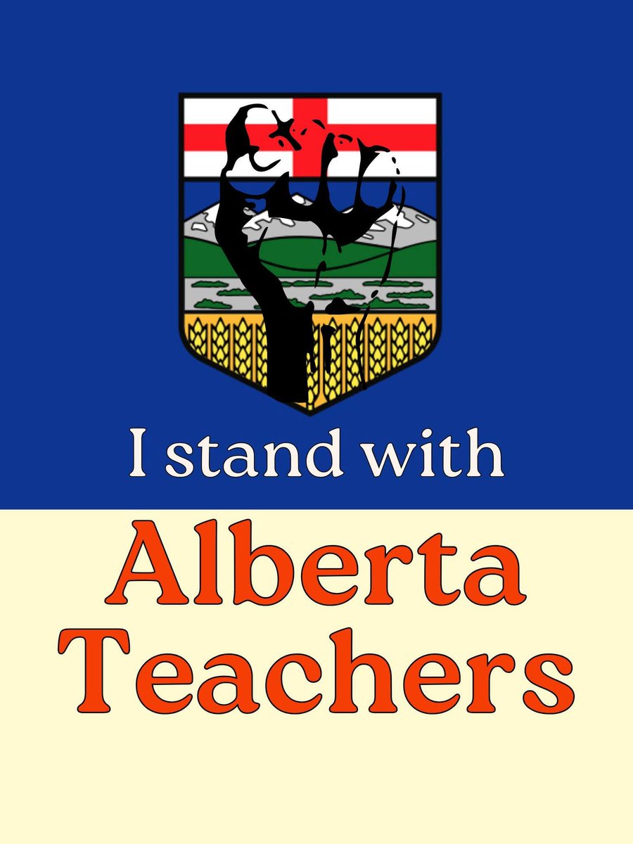 SkipIsChris's tweet photo. I firmly stand with Alberta Teachers.

#ata #ableg #ATAStrike #StopTheExcuses @schill_dawg https://t.co/VL4c7QHTO4