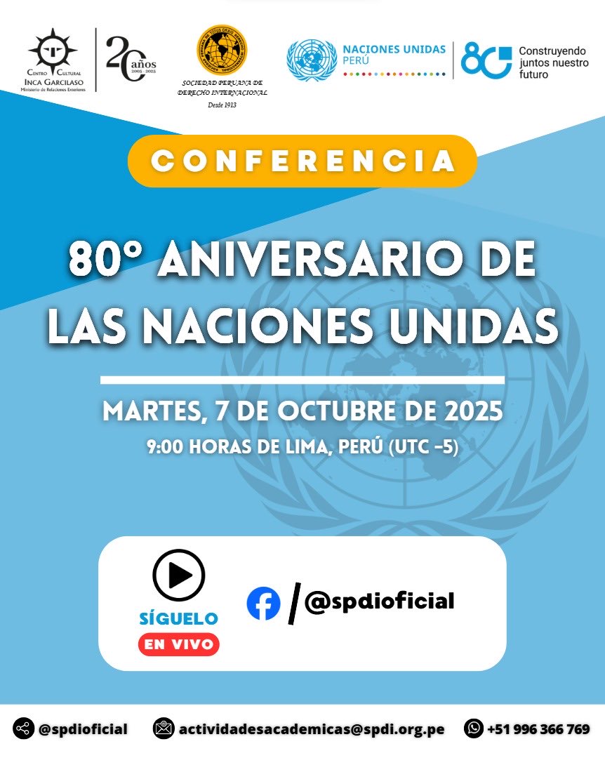 Naciones Unidas Perú tweet media