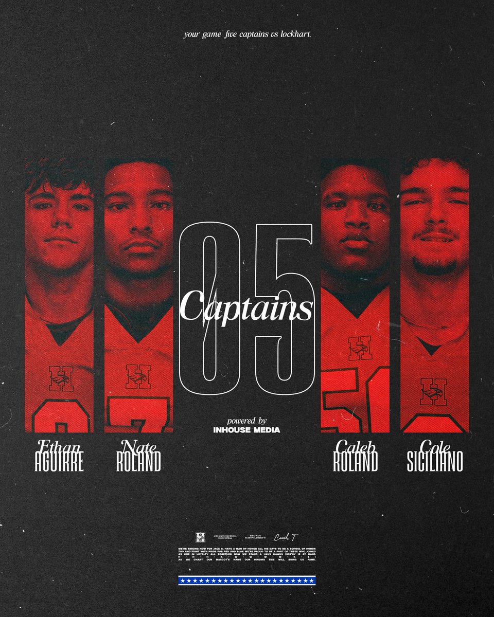 Tonight’s captains. 🫡 

#RISE <a href="/coachmarktorres/">Mark Torres</a> 
Powered by <a href="/inhousemediatx/">INHOUSE Media</a> #BuiltWithin