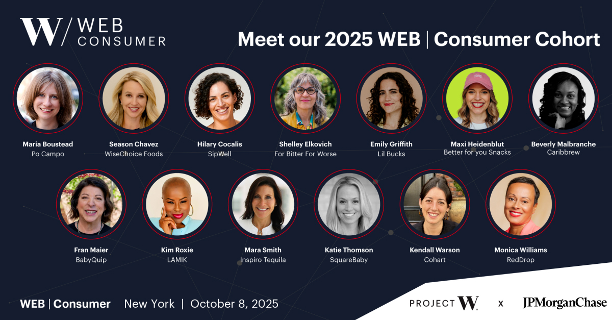 dwtProjectW's tweet image. We&apos;re thrilled to announce the founders joining our Women Entrepreneurs Boot Camp | Consumer cohort!
 
From innovative food and beverage brands to cutting-edge retail solutions, these 13 exceptional women founders represent the future of consumer innovation.