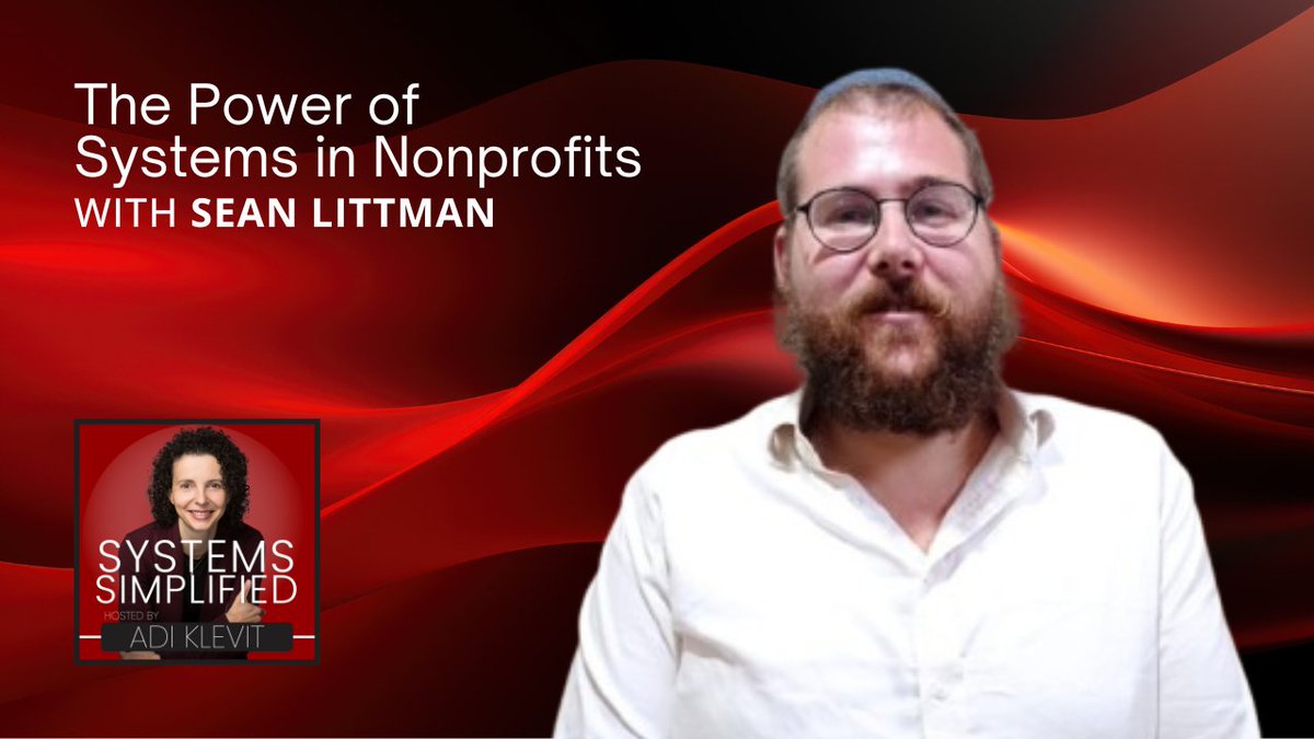 bizsuccesscg's tweet image. Nonprofits often juggle too many disconnected tools.
On the latest Systems Simplified, I talk with Sean Littman, Founder of GiveSuite, about simplifying operations and focusing on impact.

Listen: bizsuccesscg.com/the-power-of-s…

#SystemsSimplified #NonprofitLeadership