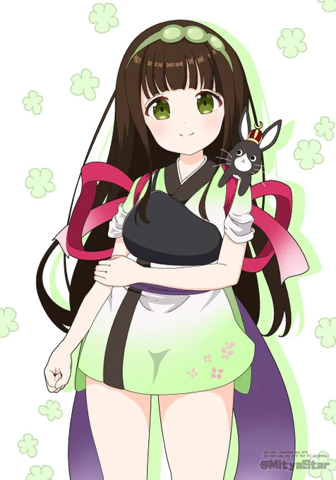 声優さん繋がりで東北ずん子衣装千夜