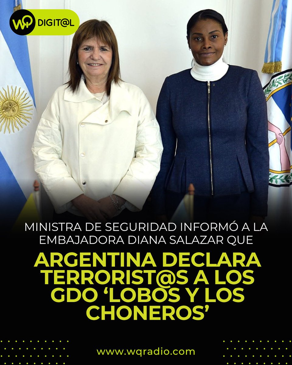 📰 Argentina declara terroristas a Los Lobos y Los Choneros

El Gobierno de Argentina incluyó a los Grupos de Delincuencia Organizada (GDO) Los Lobos y Los Choneros en el Registro Público de Personas y Entidades vinculadas a actos de Terrorismo y su Financiamiento (RePET).

La