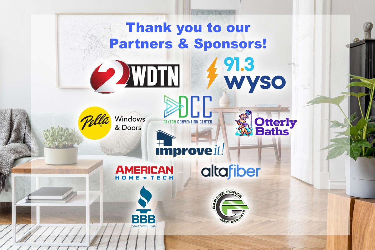 🌟 A HUGE thank you to our incredible Partners &amp; Sponsors who helped make the Dayton Home + Design Show possible! From inspiration to innovation, your support is what brings this event to life.

We couldn’t do it without you. 💙

👉 This weekend! RSVP: thedaytonmagazine.com/home-design-sh…