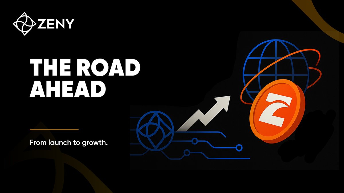 zenyprotocol's tweet image. The ZC launch was only step one 🚀
Now begins adoption, integrations, and scaling utility across the alliance 🌐
ZENY is just getting started — the future is wide open ✨
#ZENY #ZC #FutureWeb3