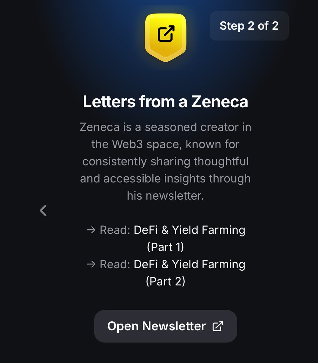 When your content is so good that Layer3 turns it into a quest 👀

🐐 Big ups <a href="/fipcrypto/">FIP Crypto | Footprint</a> &amp; <a href="/Zeneca/">Zeneca.xyz 🔮</a>