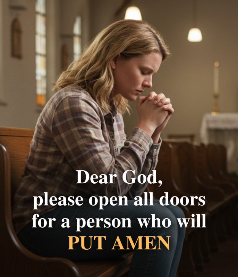 SkyVirginSon's tweet image. Dear God, open every door for the one who types AMEN. 🚪🙏
Not just any door, the right one. The healing one. The breakthrough one.
If your hands aren’t too busy…
Type AMEN and let heaven move. 🔥