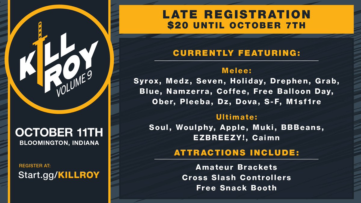 Smash At IUB | Host of Full Bloom and Kill Roy tweet media