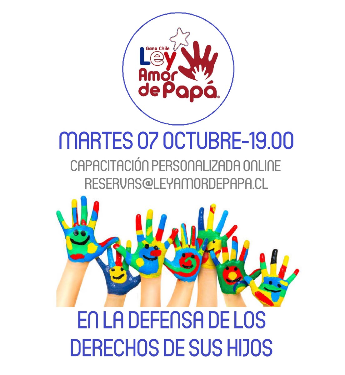 AmordePapa's tweet image. Le invitamos a invertir LOS 45 MINUTOS MÁS IMPORTANTES de su tiempo en la mejor ASESORÍA, ORIENTACIÓN y CAPACITACIÓN ONLINE vía ZOOM para resolver su caso con nuestra #LEYAMORDEPAPÁ 

Escríbanos a reservas@leyamordepapa.cl
¡VAMOS CON TODO!