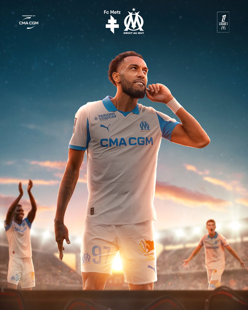 ⚔️ JOUR DE MATCH ! 

🆚️ FC Metz
🏟️ Stade Saint-Symphorien
🕙 17H00
📺 beIN Sports 1
🎨 <a href="/RawMan_/">Rawman 🎨</a>

ALLEZ L'OM ! 💙🤍 #FCMOM