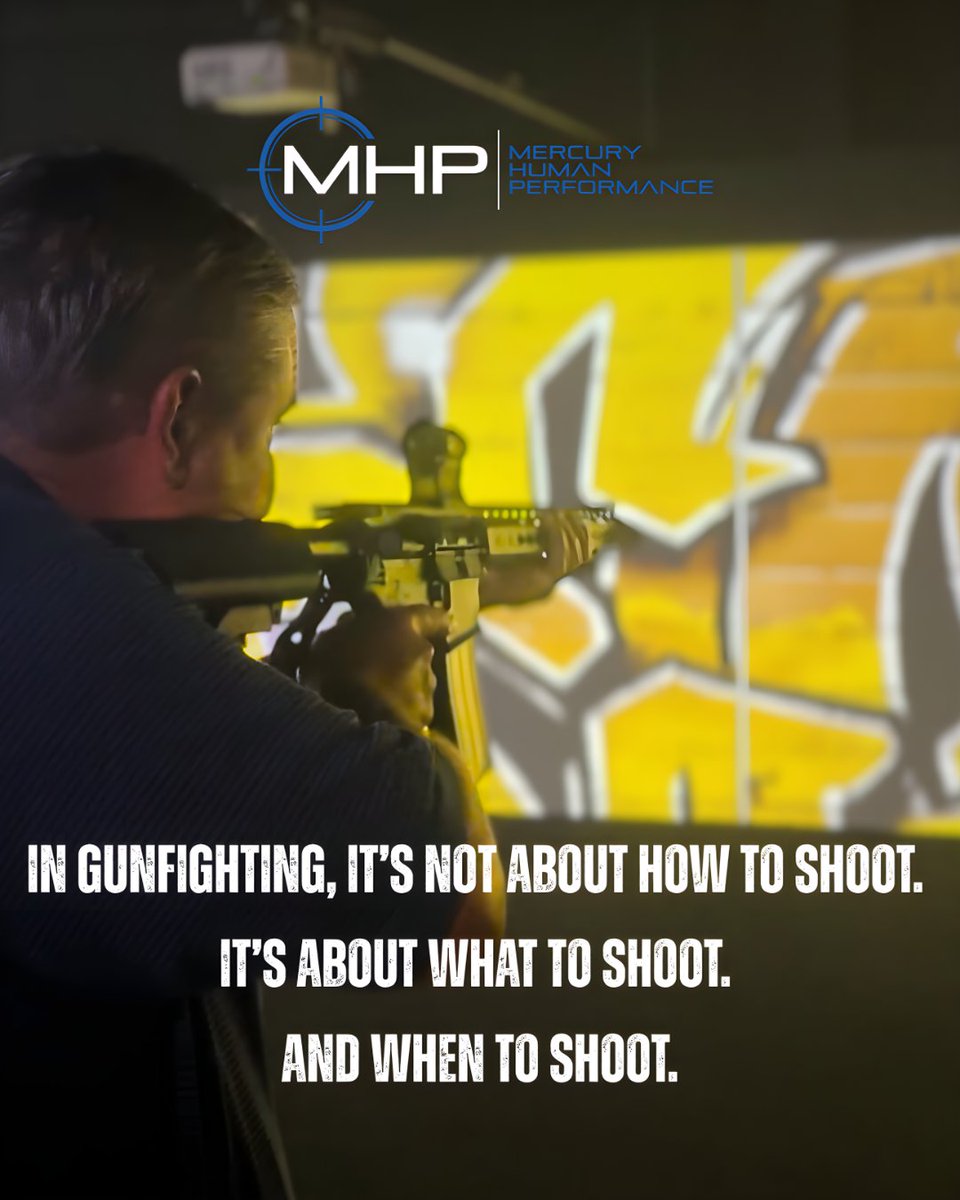 Shooting is easy. Deciding is hard.

Real gunfighting is about recognizing threats, making the right call, and executing without hesitation.

Develop the skill that matters most.
