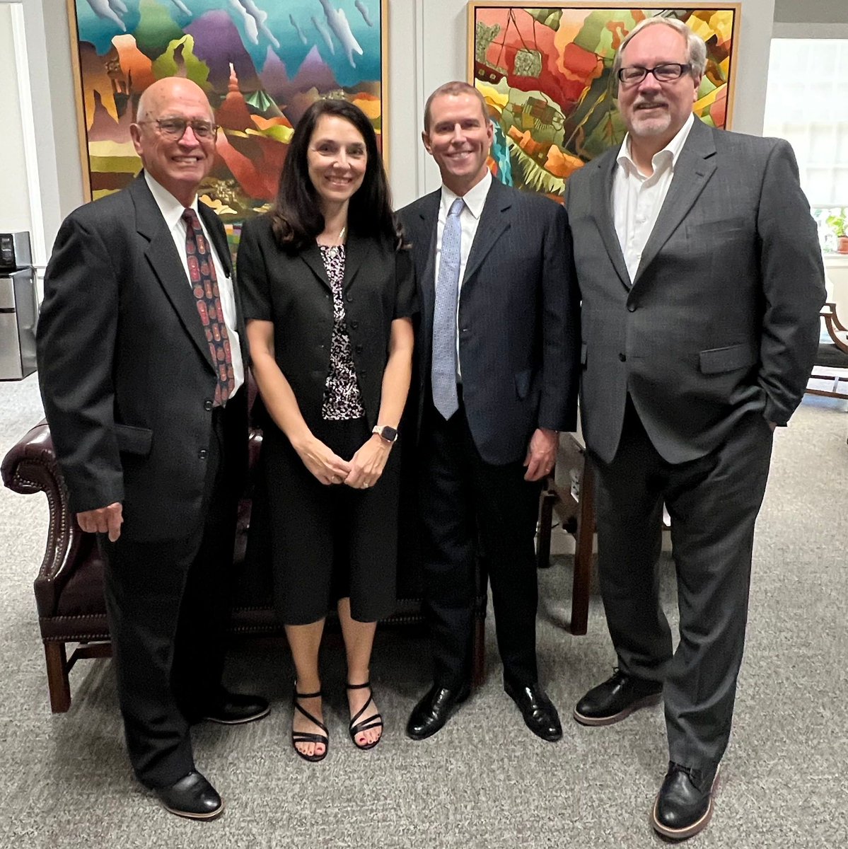 Jack, Heather and Stephen were at Southern Methodist University yesterday to celebrate the installation of Dr. Bryan Stone (former E. Stanley Jones Professor) as Dean at Perkins School of Theology at SMU.