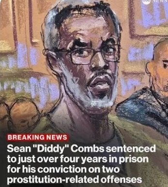 HarryO1975's tweet image. The #DiddyVerdict was #SeanCombs was sentenced 4 years and 2 months in federal prison. He should consider that a slap on the wrist. Do you think @realDonaldTrump is going to pardon him like Suge said? I really don't care what happens to #Diddy. I'm a diehard #TupacShakur fan.