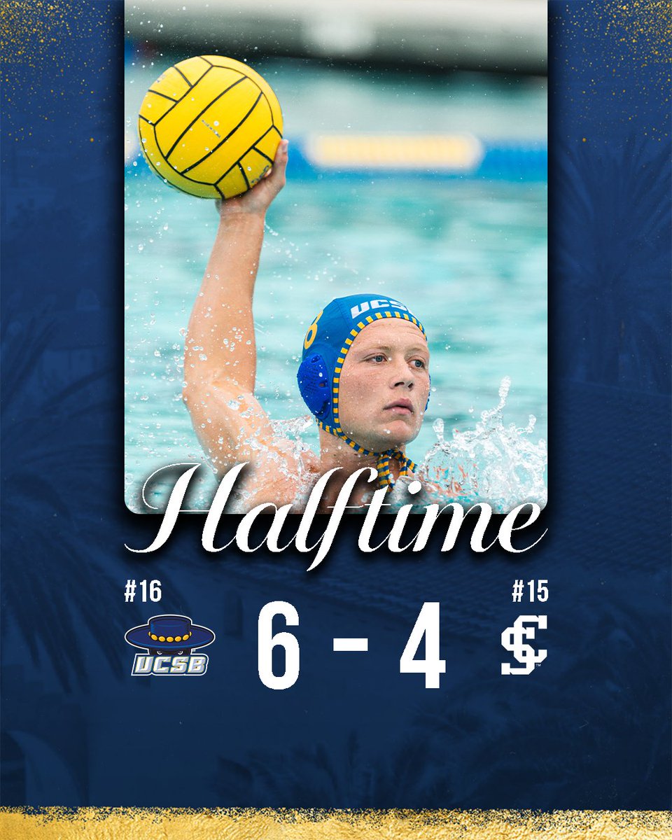 Sam playing Point God with three assists in the first half 🤝 

#GoGauchos