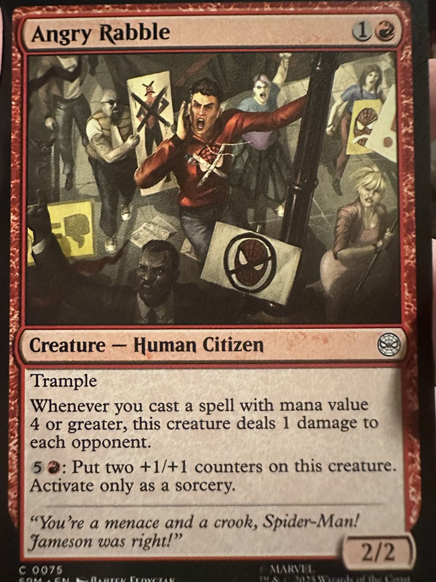 Huh typical marvel civilians are now a mtg card. Huh typical marvel civilians are now a mtg card.