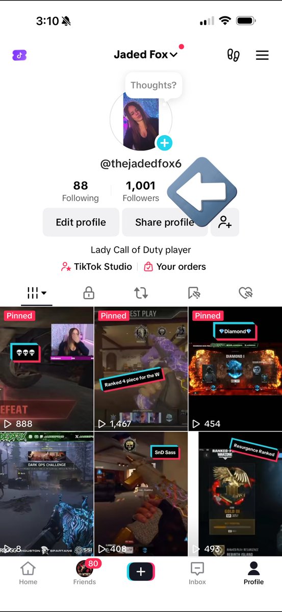 JadedFox's tweet image. We did it not once… BUT TWICE.
Shoutout to my Tik Tok community for hitting 1,000 followers AGAIN.
After my first account got shut down, I felt discouraged… but the community came in clutch. 😌🩷
I can’t say it enough- thank you thank you thank you from the bottom of my heart.…