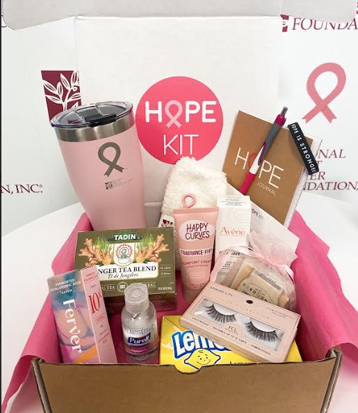 Shoutout to <a href="/NBCF/">NBCF</a> (The National Breast Cancer Foundation) for including our Happy Curves in their HOPE Kits. Since 2016, they have distributed more than 100,000 kits to women across the country who are undergoing breast cancer treatment.