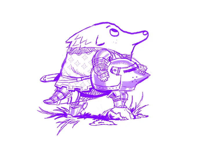 hedgehog knight