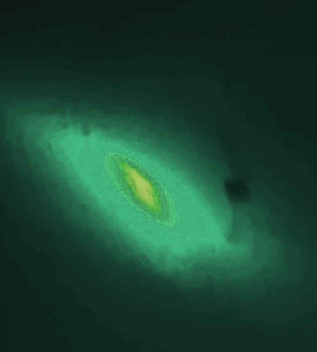 AlbertoMunera's tweet photo. @Godarumas And if it is green as reported, it should look like this...

#3IATLAS #3i_atlas 3I/Atlas NASA #NASA @elonmusk https://t.co/kxLmlB906l
