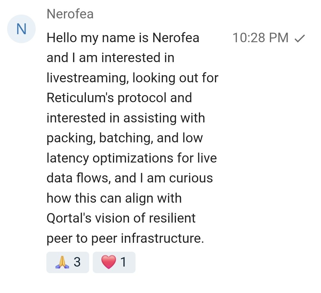 Aww I am feeling the love from here 💕 

Build. Code. Network. 

<a href="/qortal_official/">Qortal Project Community</a> 
<a href="/QortalSeth/">Qortal Seth</a> 
<a href="/QortalJustin/">Qortal Justin</a> 
<a href="/Phil_Qortal/">Phil</a>