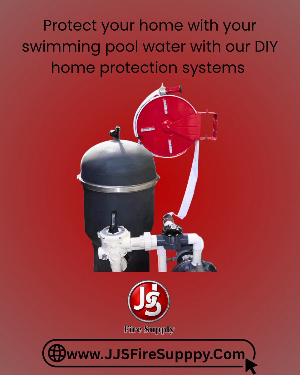JJSFireSupply's tweet image. You can protect your property from #wildfires and structure fires with the water from your backyard swimming pool. This system installs right into your existing pool equipment plumbing. jjsfiresupply.com #ChevronExplosion #chevron #brushfire #elsegundofire #LosAngelesVibes